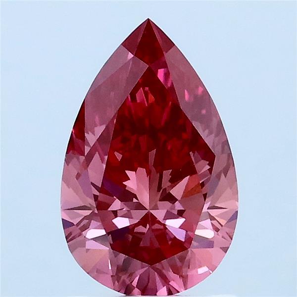 1.05ct Pear FANCY VIVID PINK VS1 Lab Created Diamond