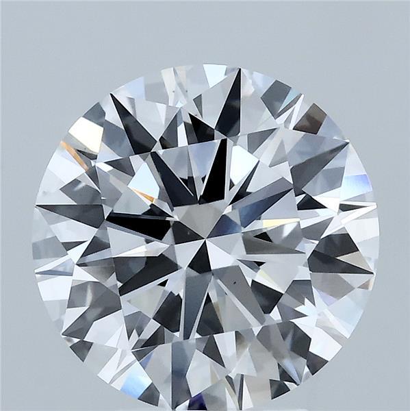 3.75ct Round D VS1 Lab Created Diamond