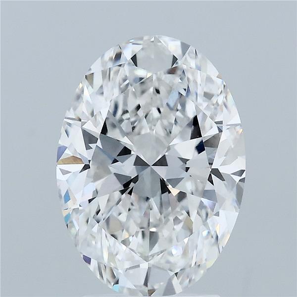 3.01ct Oval E VVS2 Lab Created Diamond
