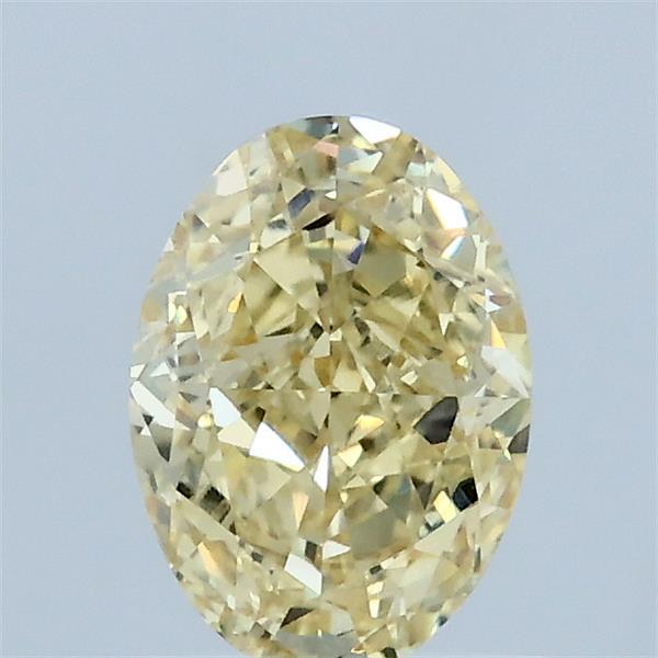 1.04ct Oval FANCY INTENSE YELLOW VVS2 Lab Created Diamond