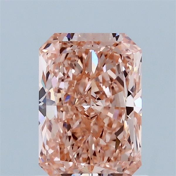 1ct Radiant FANCY VIVID PINK VVS2 Lab Created Diamond
