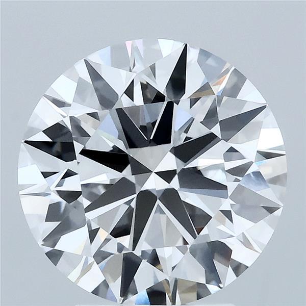 3.53ct Round E VVS2 Lab Created Diamond