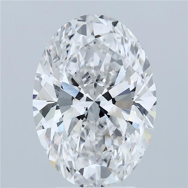 4.1ct Oval E VVS2 Lab Created Diamond