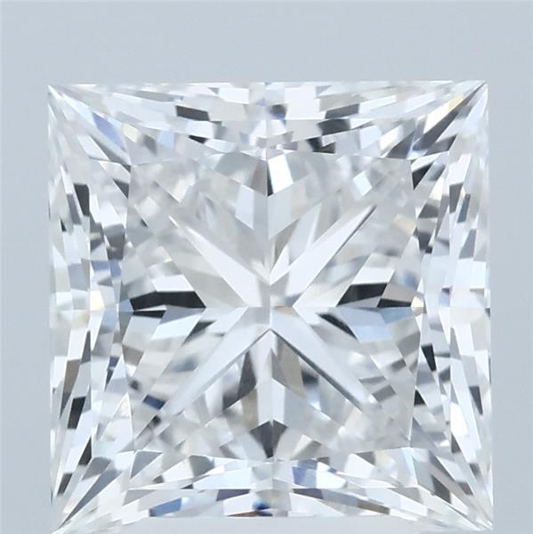 4.04ct Princess E VVS2 Lab Created Diamond