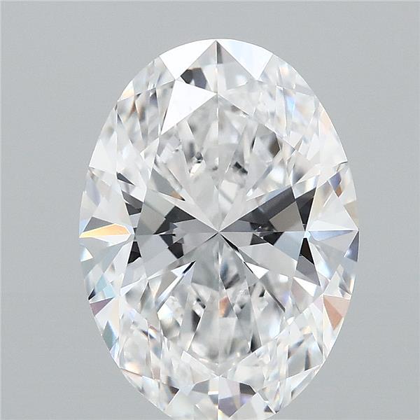 3.28ct Oval D VVS1 Lab Created Diamond