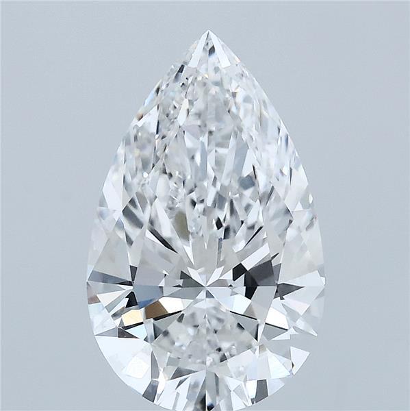 2.89ct Pear E VVS2 Lab Created Diamond