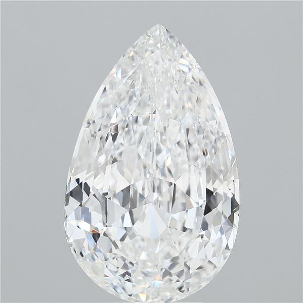 5.26ct Pear F VS1 Lab Created Diamond