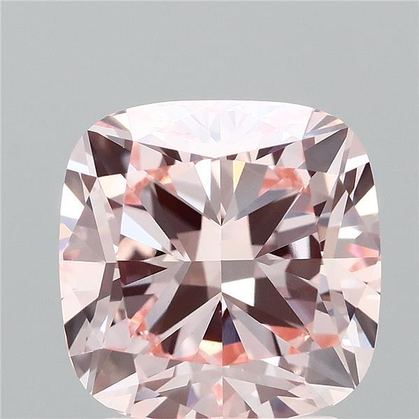 2.66ct Cushion FANCY INTENSE PINK VS1 Lab Created Diamond