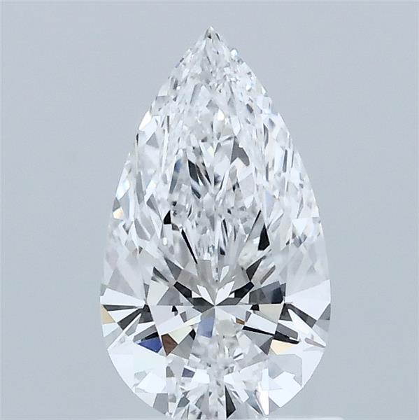 1ct Pear D VVS1 Lab Created Diamond