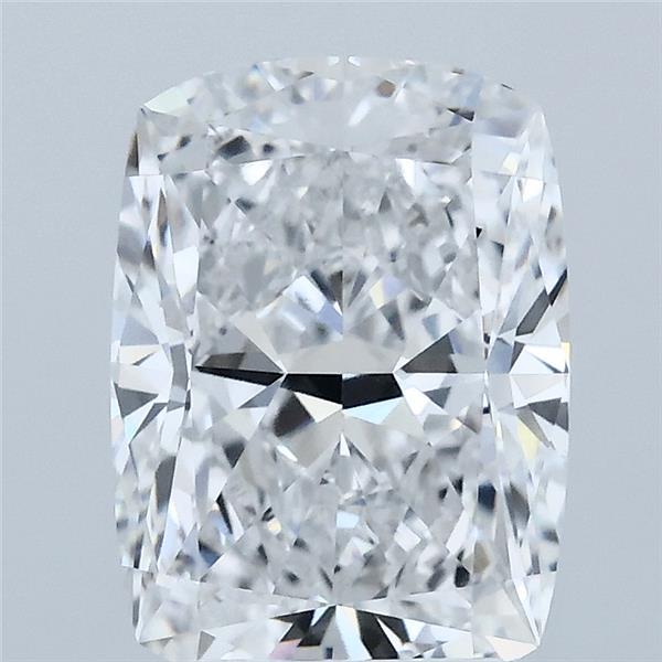 3ct Cushion D VS1 Lab Created Diamond