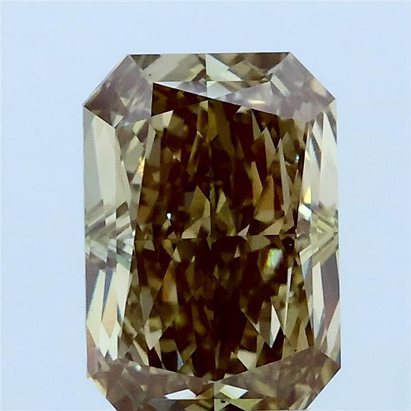 2.05ct Radiant FANCY YELLOW GREEN VS1 Lab Created Diamond