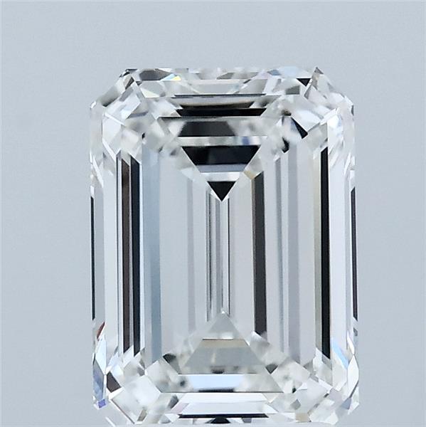 2.02ct Emerald F VVS2 Lab Created Diamond