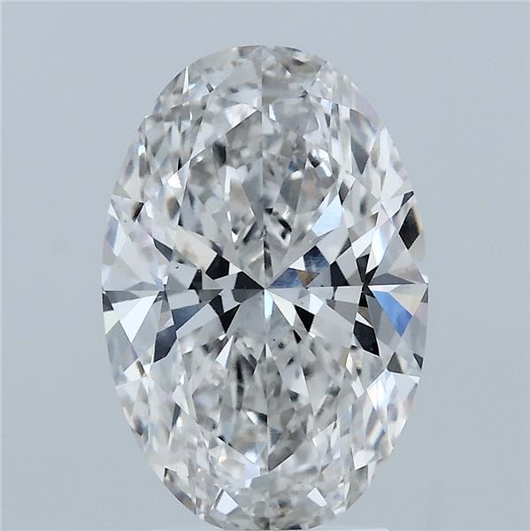 3.04ct Oval F VS1 Lab Created Diamond
