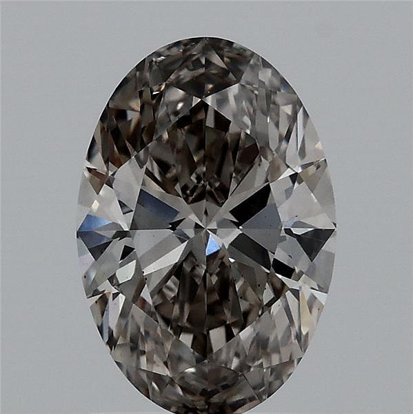 1.52ct Oval FANCY VIVID PINK VVS2 Lab Created Diamond