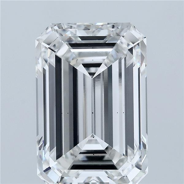 7.35ct Emerald F VS2 Lab Created Diamond