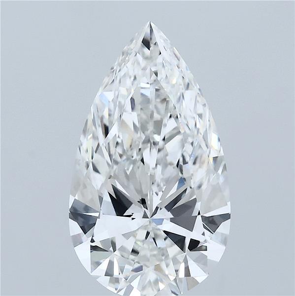 2.88ct Pear E VVS2 Lab Created Diamond