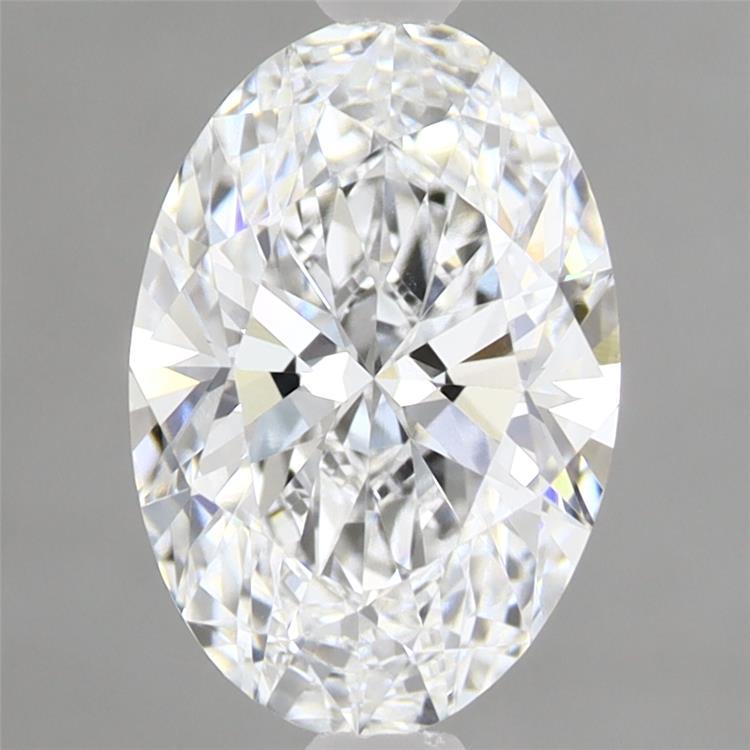 1.7ct Oval D VVS2 Lab Created Diamond