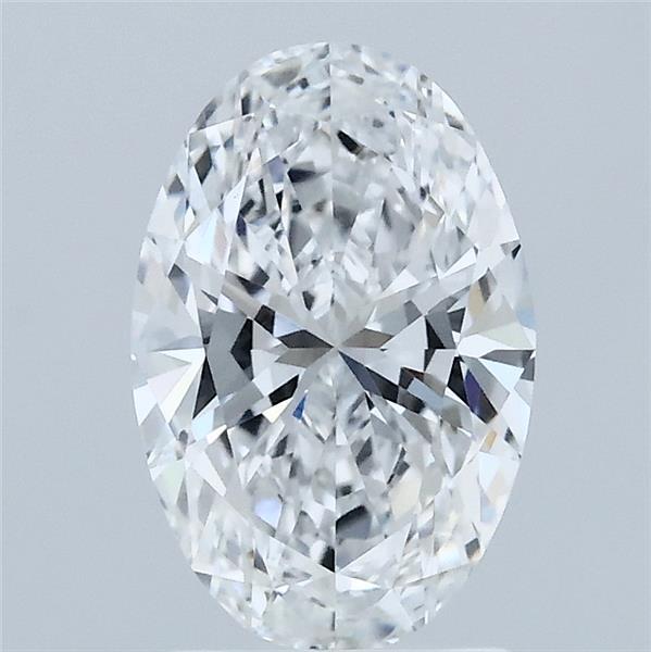 1.47ct Oval D VVS2 Lab Created Diamond