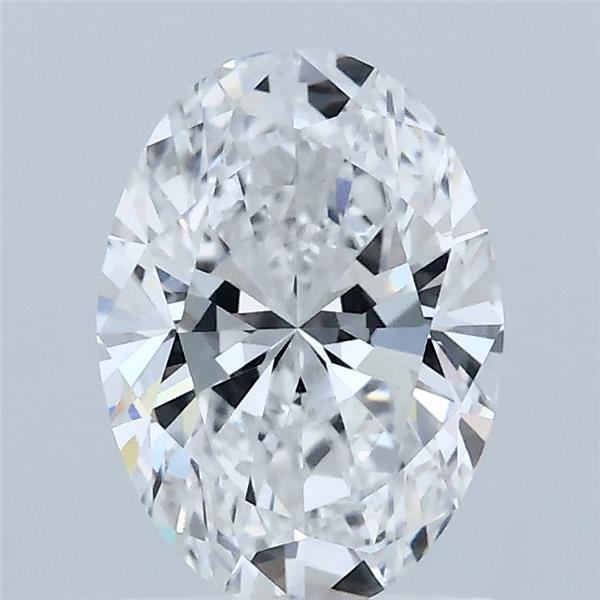 1.38ct Oval D VVS2 Lab Created Diamond