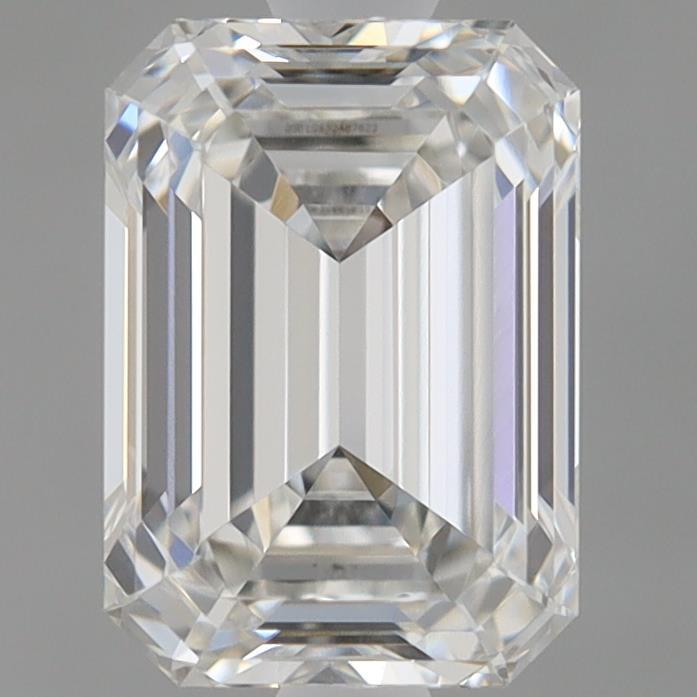 0.94ct Emerald F VVS2 Lab Created Diamond