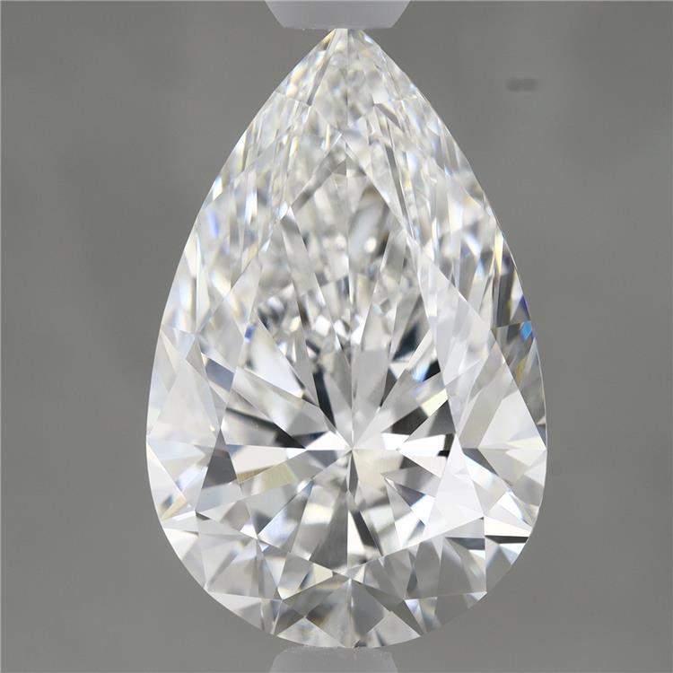 4.64ct Pear E VVS2 Lab Created Diamond