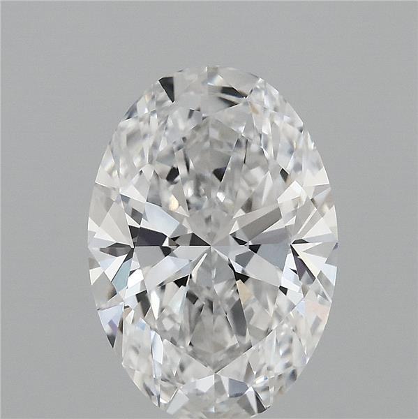 3ct Oval D VVS1 Lab Created Diamond