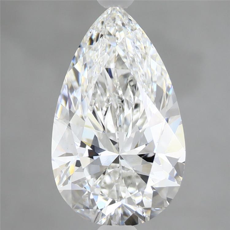 2.71ct Pear E VS1 Lab Created Diamond