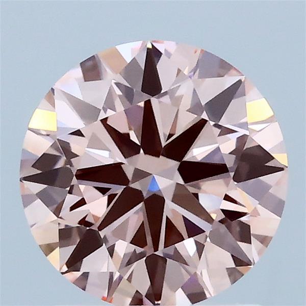 1.5ct Round FANCY INTENSE PINK VVS2 Lab Created Diamond