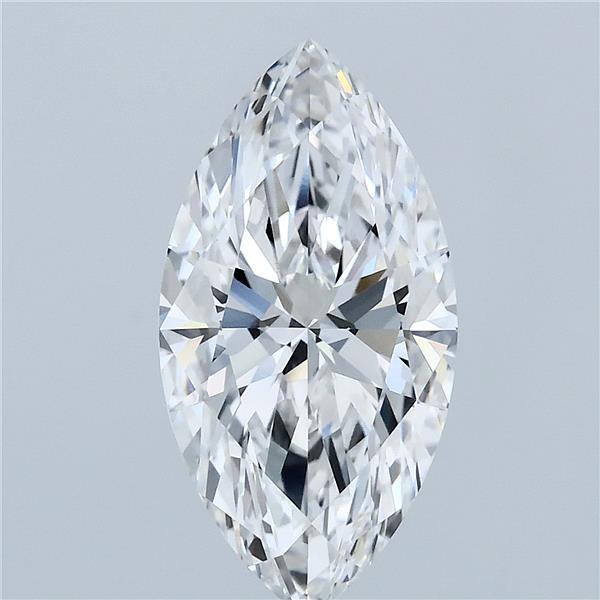 3.02ct Marquise E VVS2 Lab Created Diamond