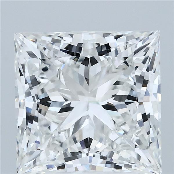 4.04ct Princess F VVS2 Lab Created Diamond