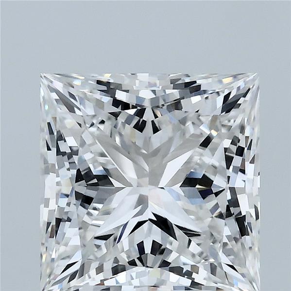 4.09ct Princess F VVS1 Lab Created Diamond