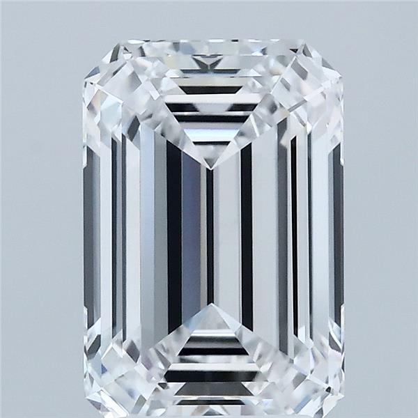 3ct Emerald D VS1 Lab Created Diamond