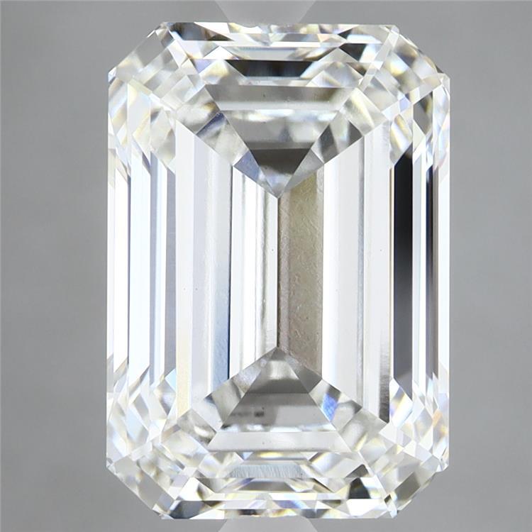 5.58ct Emerald F VVS2 Lab Created Diamond