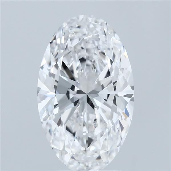 2.58ct Oval D VVS2 Lab Created Diamond