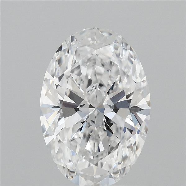 3.06ct Oval D VVS1 Lab Created Diamond