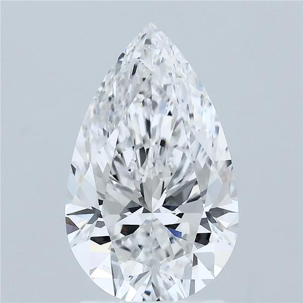 2.1ct Pear E VVS2 Lab Created Diamond