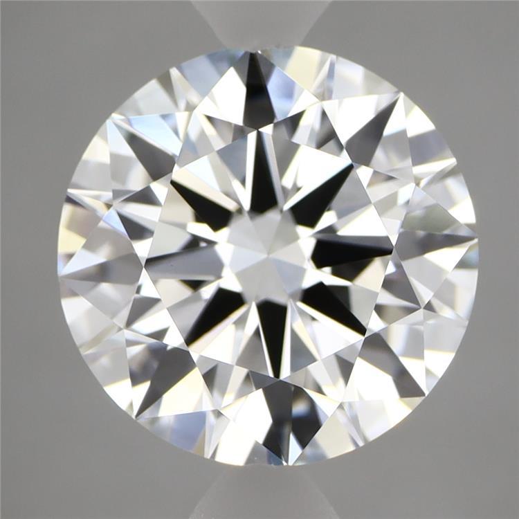 4ct Round F VVS2 Lab Created Diamond
