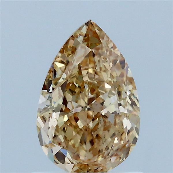 1.19ct Pear LIGHT BROWNISH YELLOW VS2 Lab Created Diamond
