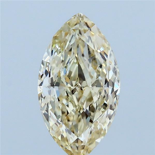 1.54ct Marquise LIGHT YELLOW VS1 Lab Created Diamond