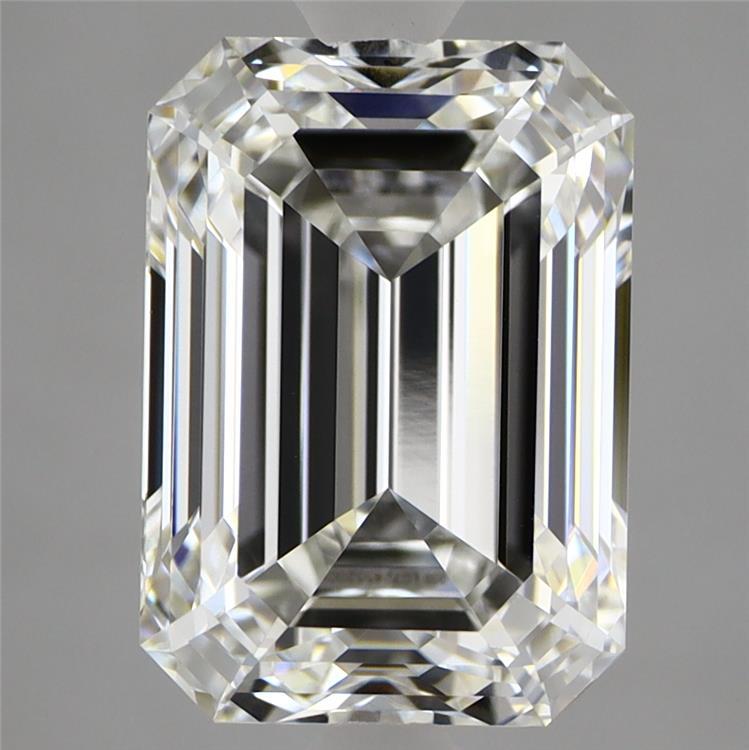 3.97ct Emerald F VVS2 Lab Created Diamond