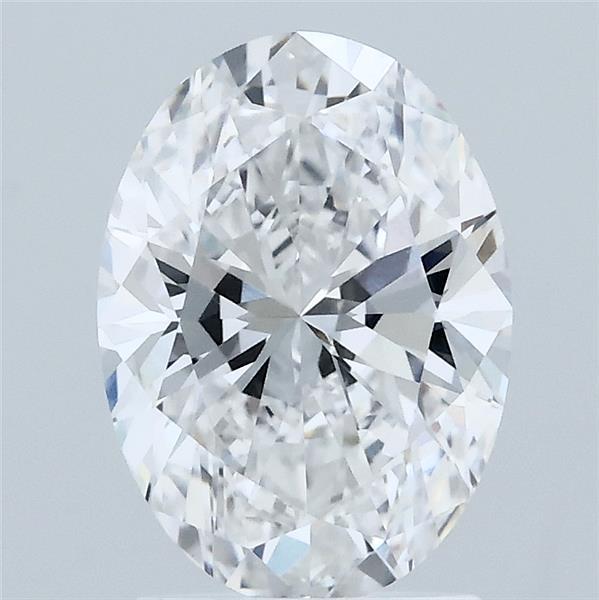 2ct Oval D VVS2 Lab Created Diamond