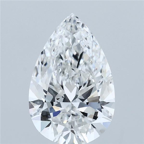 3ct Pear E VVS2 Lab Created Diamond