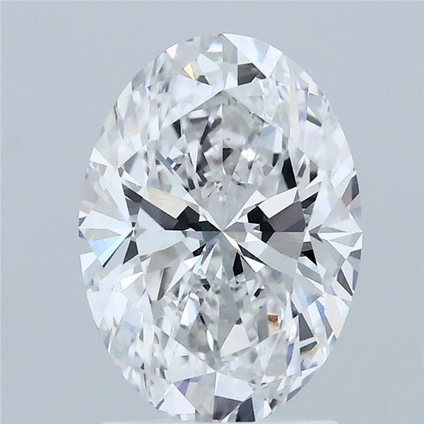 2ct Oval E VS1 Lab Created Diamond