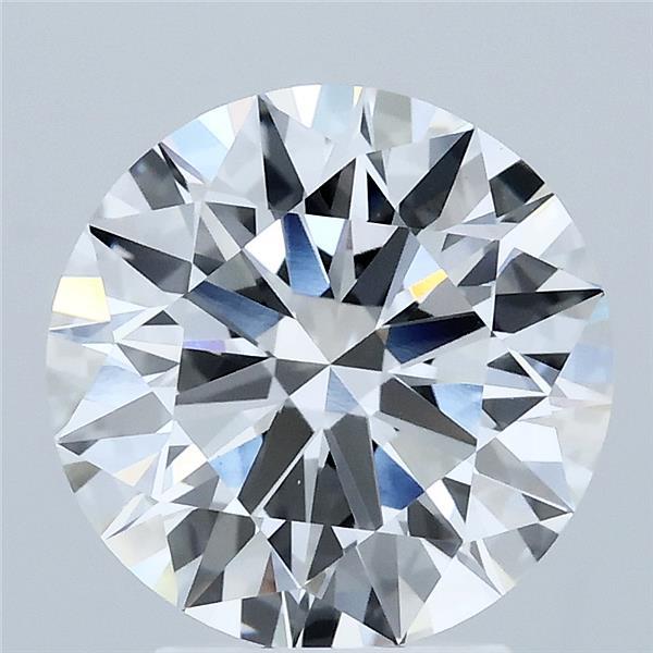 3.08ct Round F VVS2 Lab Created Diamond