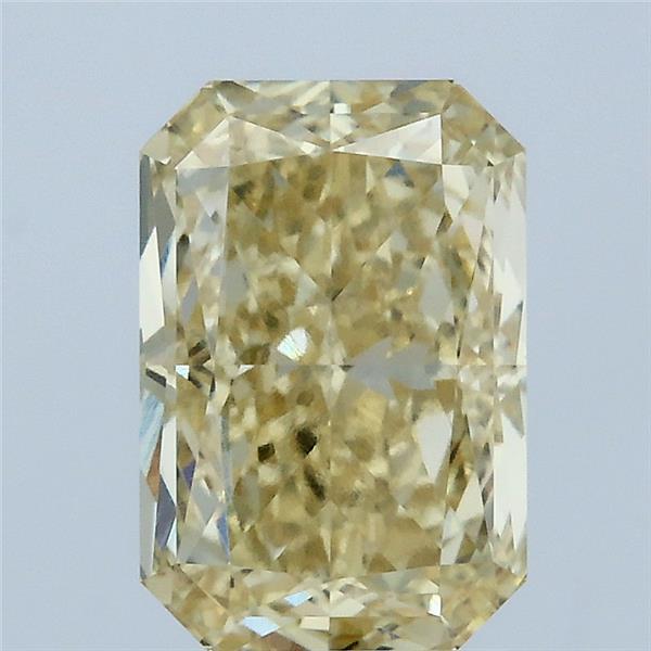 2.5ct Radiant FANCY INTENSE YELLOW VVS1 Lab Created Diamond