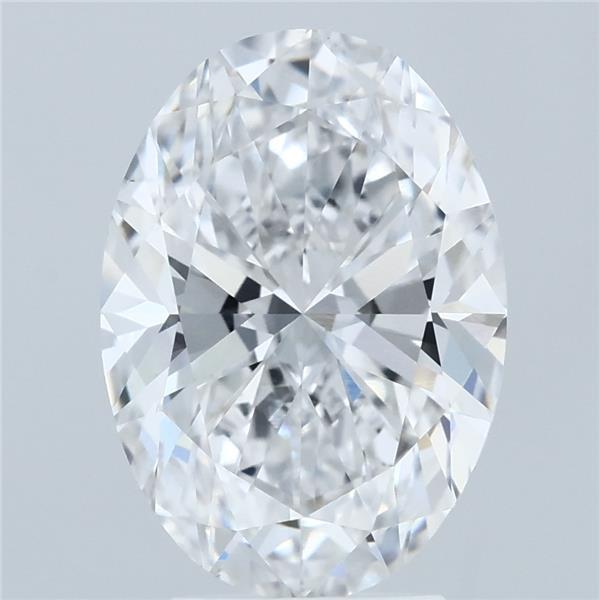 4ct Oval E VS1 Lab Created Diamond