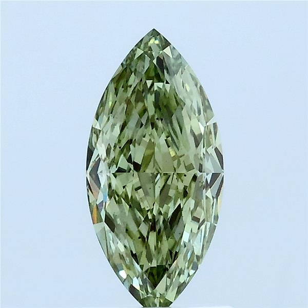 1.06ct Marquise FANCY INTENSE GREEN VS2 Lab Created Diamond