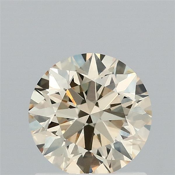 1.1ct Round FANCY LIGHT YELLOW VS1 Lab Created Diamond
