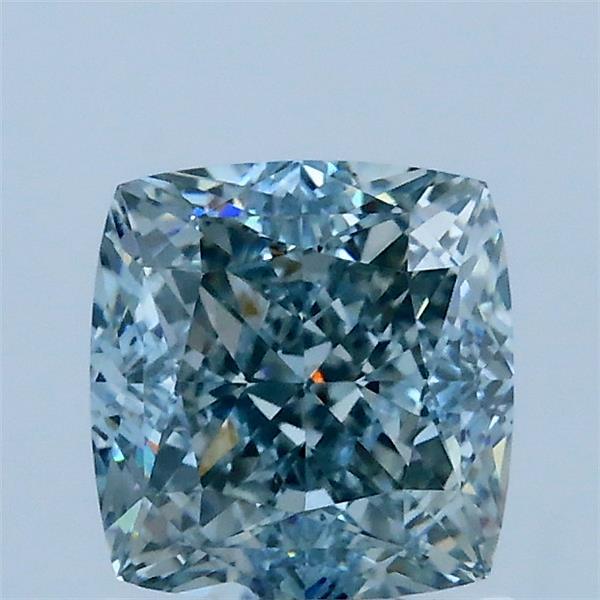 1.52ct Cushion FANCY GREYISH GREEN VS1 Lab Created Diamond