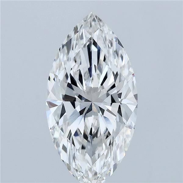 3.09ct Marquise F VVS2 Lab Created Diamond